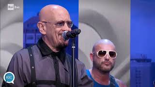 Enrico Ruggeri Come lacrime nella pioggia Live a Quelli che il calcio 20.04.2019