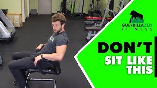 Posterior Pelvic Tilt Correction &amp; Causes | Poor Sitting, Sleeping, &amp; Standing Position