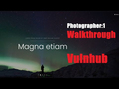 Photographer: 1 Walkthrough | Vulnhub | CTF