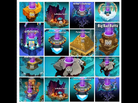 Plant Vs Zombie 2: All Endless Zone Level 100 playthrough!