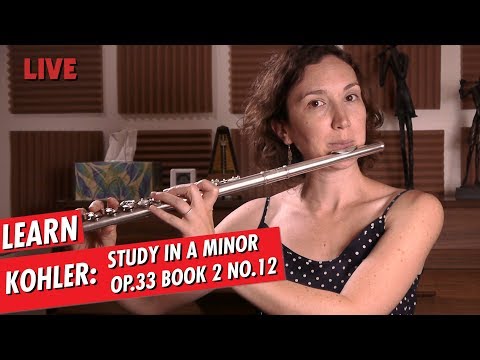 Just Practicing with Amelie | Kohler Study No.12 In A Minor Op.33 Book 2