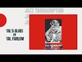 Tal's Blues by Tal Farlow Jazz Guitar Tab Transcription