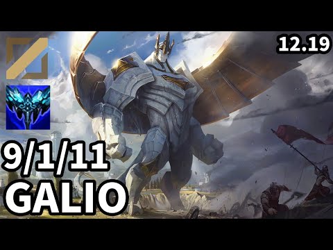 Galio Mid vs Renekton - Ranked Master - Patch KR 12.19