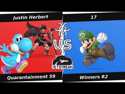 Quarantainment 59 Winners R2 - Justin Herbert (Yoshi, Dark Pit) Vs 17 (Mario) - SSBU