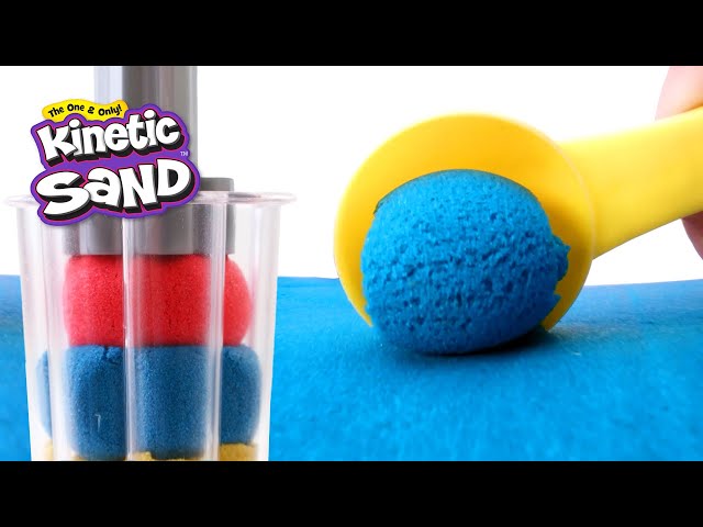 Набор песка для детского творчества - KINETIC SAND ВЕСЕЛЫЕ ВИХРИ (907 g песка, аксесс.)