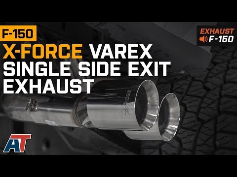 2015-2018 F150 X-Force Varex Single Side Exit System 5.0L Exhaust Sound Clip & Install