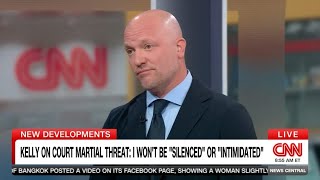 CNN: NEWS CENTRAL - NOVEMBER 25, 2025 - PENTAGON THREATENS COURT MARTIAL OF  SEN KELLY OVER VIDEO