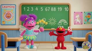 Learn Counting 1 To 10 with sesame street Elmo &amp; Abby cadabby | Elmo world abc