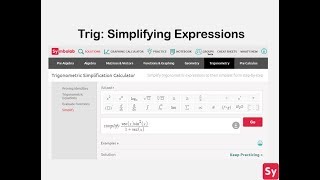 Trig: Simplification