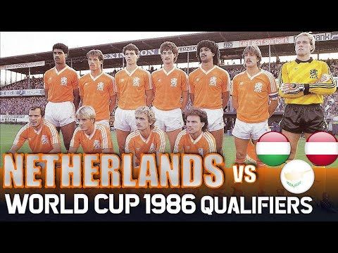 NETHERLANDS 🇳🇱  World Cup 1986 Qualification All Matches Highlights | Road to Mexico