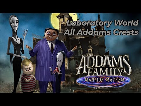 The Addams Family: Mansion Mayhem - Laboratory World all Addams Crests