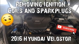 How to: Remove Ignition Coils & Sparkplugs (2016 Hyundai Veloster)