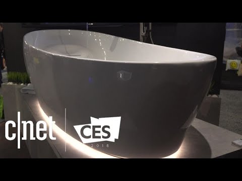 Toto's Floating Tub mimics zero gravity for a spacelike soak