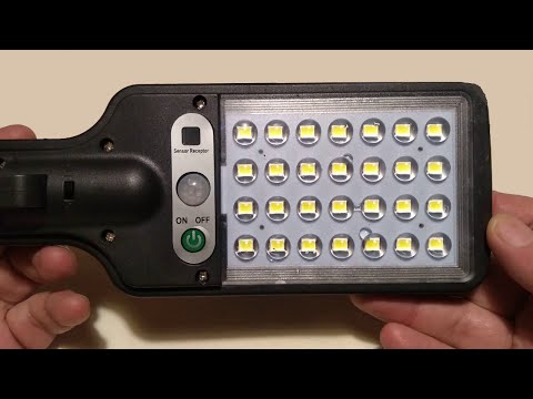 Solar Street Lights Sensor Lamp Security