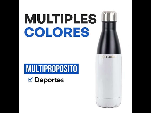 Vídeo relacionado con Bambaw Botella Isotermica 500ml, Botella Acero Inoxidable 500ml, Ideal para Viajes y Deporte, Garrafa Termica de Boca Ancha Apta Para Infusores, Cantimplora Acero Inoxidable Hermética (Blanco Polar)