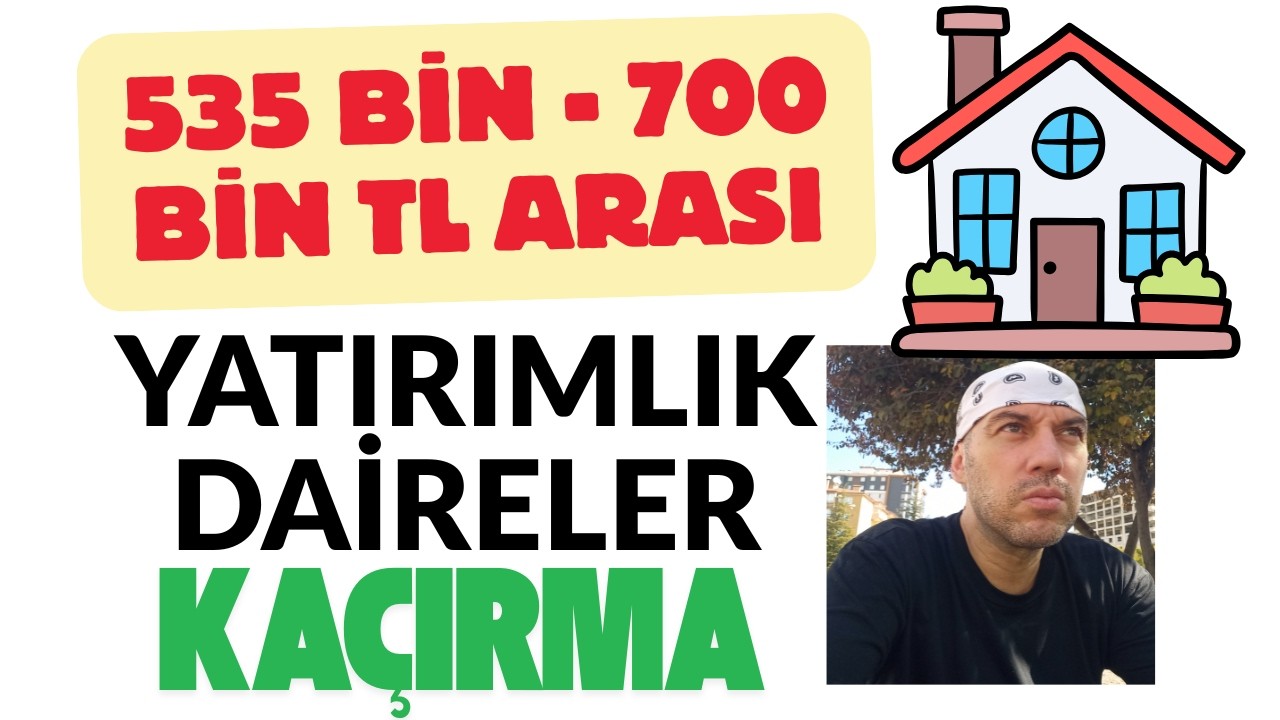 535 Bin TL'ye 1+1 Daire İnanılmaz Fiyatlar Videomla Karşınızdayım Ölü Fiyatına Yatırımlık Daireler