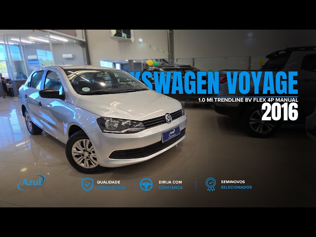 Vídeo VOLKSWAGEN VOYAGE 1.0 MI TRENDLINE 8V FLEX 4P MANUAL