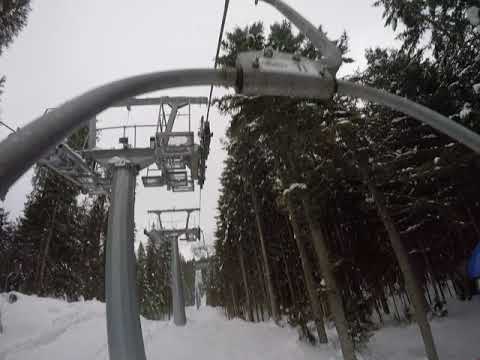 Risalita integrale seggiovia CCM "Campo sportivo - Pian dei nidi" Sappada (Ud); 6/1/2018 (Chairlift)