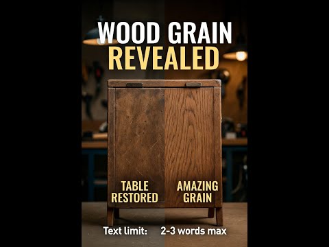 Restoring a Folding Table | Exquisite Wood Grain Revealed 🪵✨