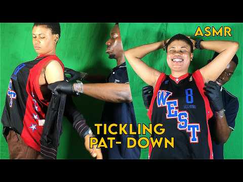 ASMR TSA Security Check -  ASMR Fast & Aggressive Tickling Full Body TSA Pat Down | Unintentional