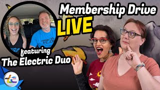 Livestream: Kicking Off Our Autumn/Spring 2025 Membership Drive With The Electric Duo!