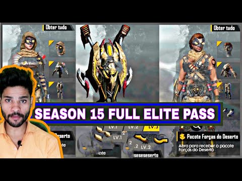 SEASON 15 ELITE PASS FULL VIDEO AND REVIEW FREE FIRE|| ELITE PASS 15 FULL DETAILS FREE FIRE||
