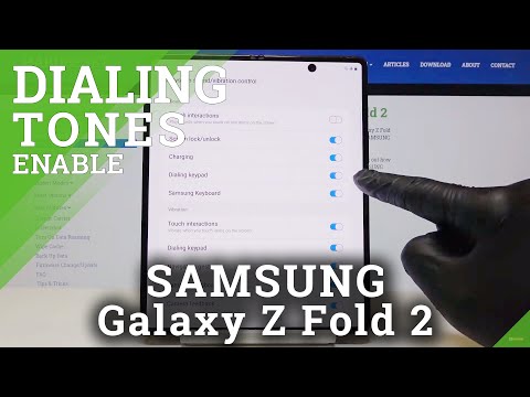 How to Allow Dial Pad Tones in SAMSUNG Galaxy Z Fold 2 – Sound Settings