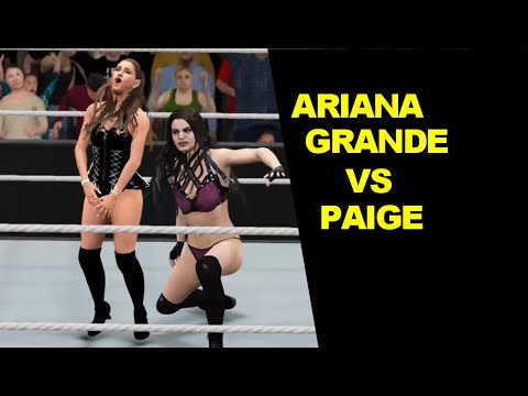 WWE 2K17 Ariana Grande vs Paige - Iron Woman