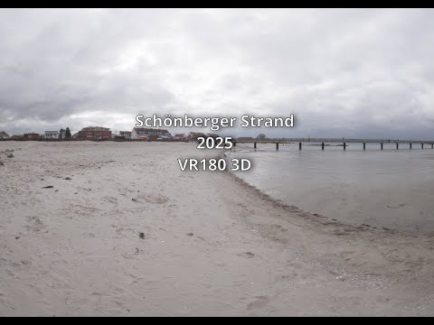 Schönberger Strand in Holstein 2025 (VR180 3D 8K)