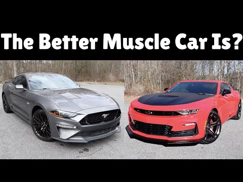 2022 Chevrolet Camaro SS 1LE vs 2022 Ford Mustang GT - Exhaust, Test Drive and Comparison