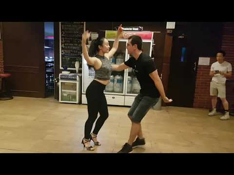 SOT Salsa on Thursday - Salsa On1 Dance Open Class Practice Video by Alex and Kazumi on 20.06.2019
