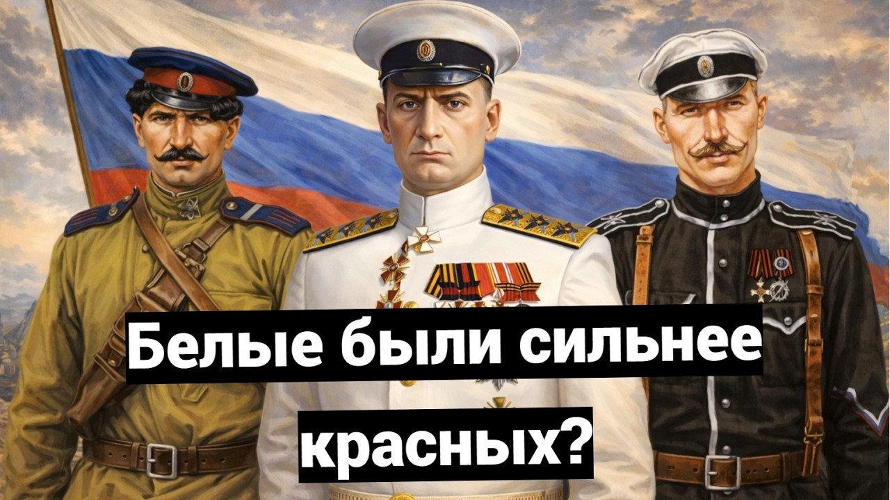 В чём БЕЛОЕ движение было СИЛЬНЕЕ красных — и почему это ему НЕ ПОМОГЛО