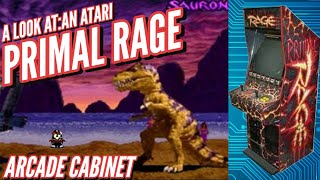 A Look At An Atari Primal Rage Cabinet