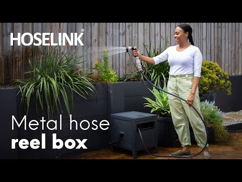 Hoselink Charcoal Metal Hose Reel Box