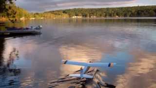 Remote Controlled Float Plane in Action