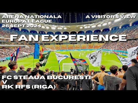 Fan experience, FC Steaua Bucuresti v RK RFS 26th Sept 2024 #livesports