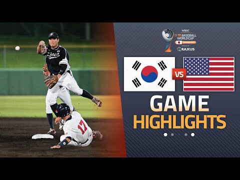 HIGHLIGHTS | 🇰🇷 Korea vs 🇺🇸 USA | WBSC U-18 Baseball World Cup 2025