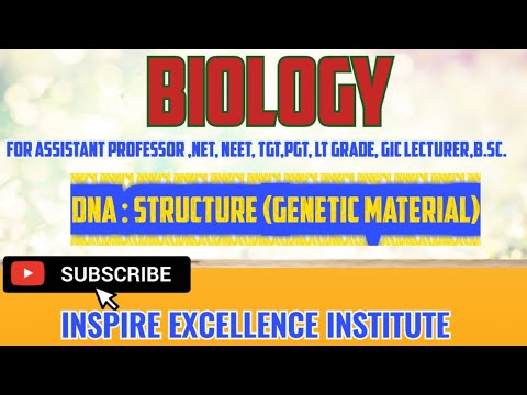DNA (Genetic material)/ डीएनए/ डीआक्सी राइबो न्यूक्लिक अम्ल #DNA #geneticmaterial