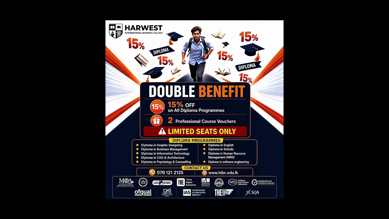 15% OFF ON ALL DIPLOMA PROGRMMES