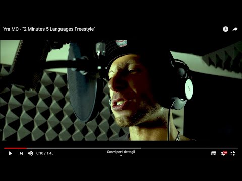 Yra MC - "2 Minutes 5 Languages Freestyle"