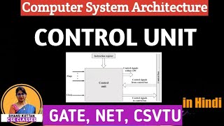 L-1.21 Control Unit in Computer Architecture | Control Unit Block Diagram & Types | COA | CSA