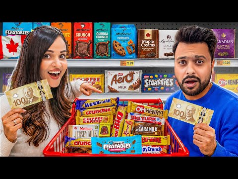 $100 GROCERY Challenge in Canada 🇨🇦 😍