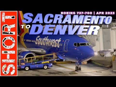 Sacramento to Denver | Southwest Airlines | Boeing 737-700 | Short Full Flight Trip Report DEN SAC