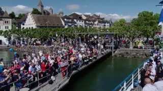 preview picture of video 'Hafenfest Rapperswil & Oldtimer Boot Treffen 2014'