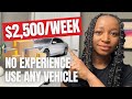 MAKE $2,500 A WEEK DELIVERING MEDICAL SUPPLIES USING YOUR OWN CAR (Easy Side Hustle)