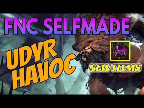 FNC Selfmade Plays Udyr Jungle vs Lillia Challenger Gameplay Jg New Items Season 11