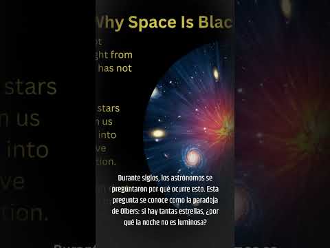 ¿Por qué el espacio es oscuro si hay tantas estrellas?