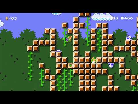 Link & Toad ★Wario's Lost Woods★ by U got dis! - Super Mario Maker 2 - No Commentary 1bz