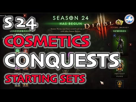 Diablo 3 Season 24 Starting Sets, Conquests and Cosmetics (Patch 2.7.1 Ethereal Item Season Haedrig)