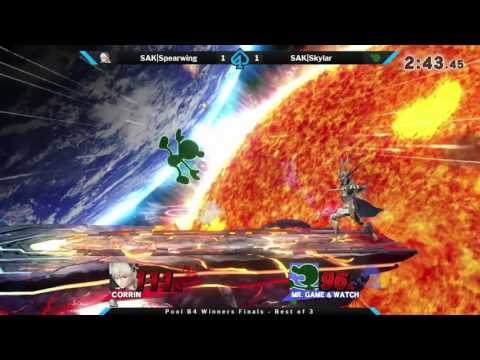 Gambit April Pools - SAK|Skylar (Mr. Game & Watch) vs SAK|Spearwing (Corrin) Part 2